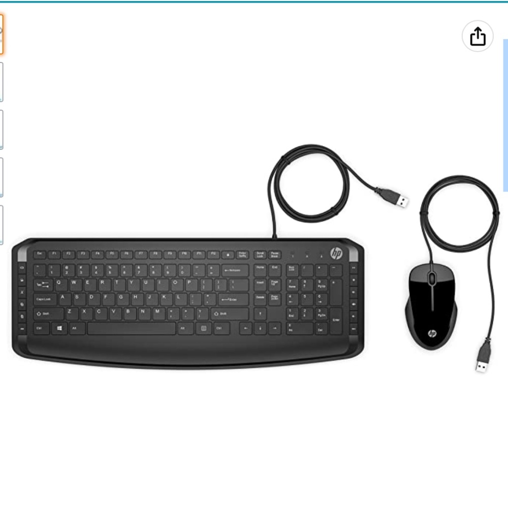 HP Pavilion Wired Keyboard and Mouse